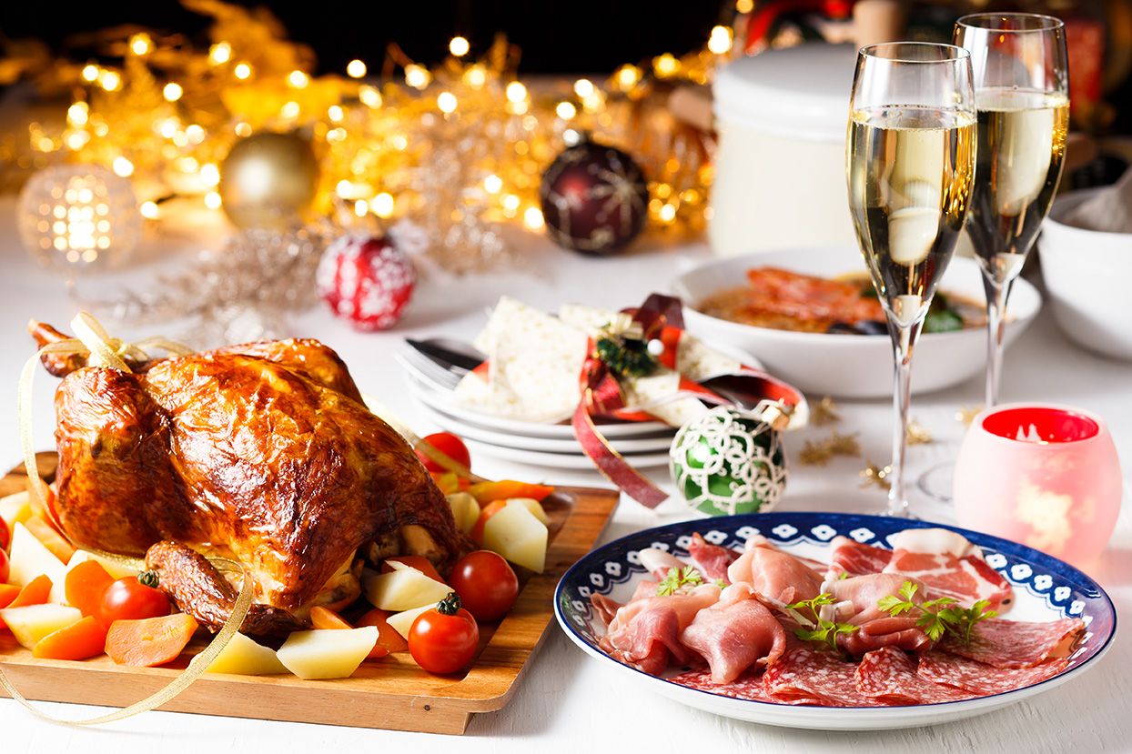 Kerstgerechten op de kaart